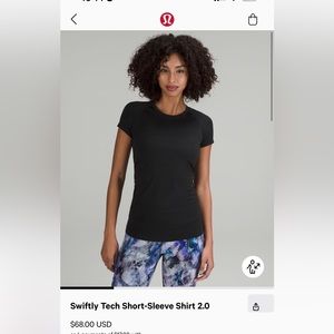 Lululemon Swiftly Tech Navy.